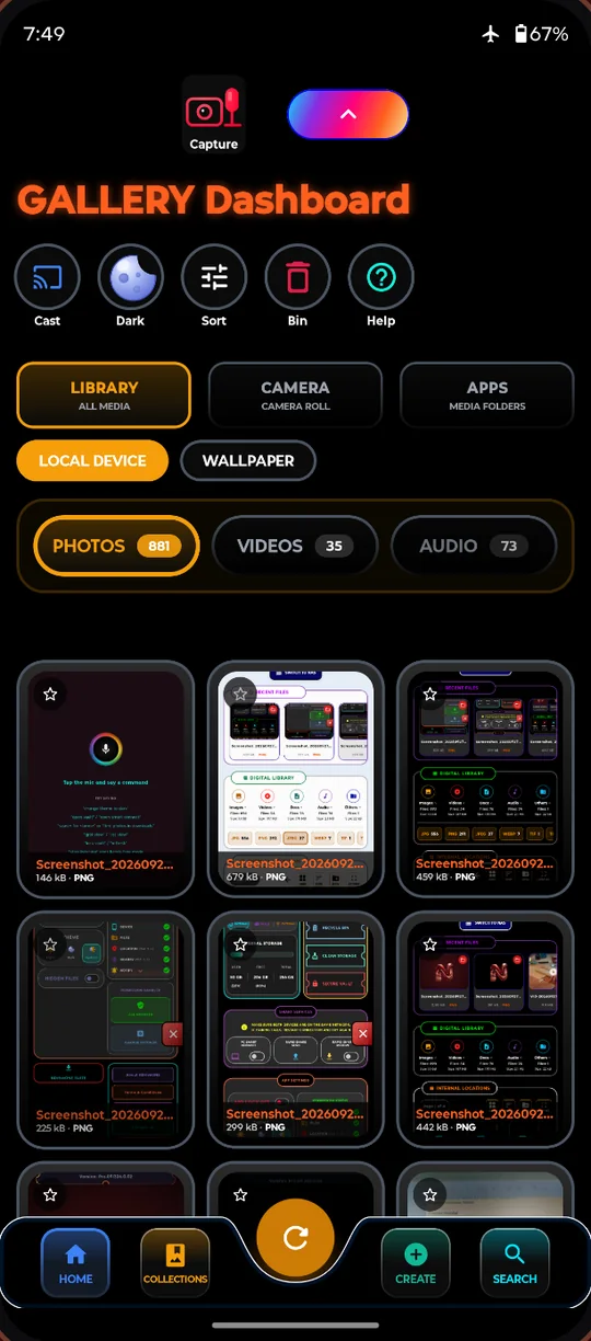 NDriveONE Gallery dashboard